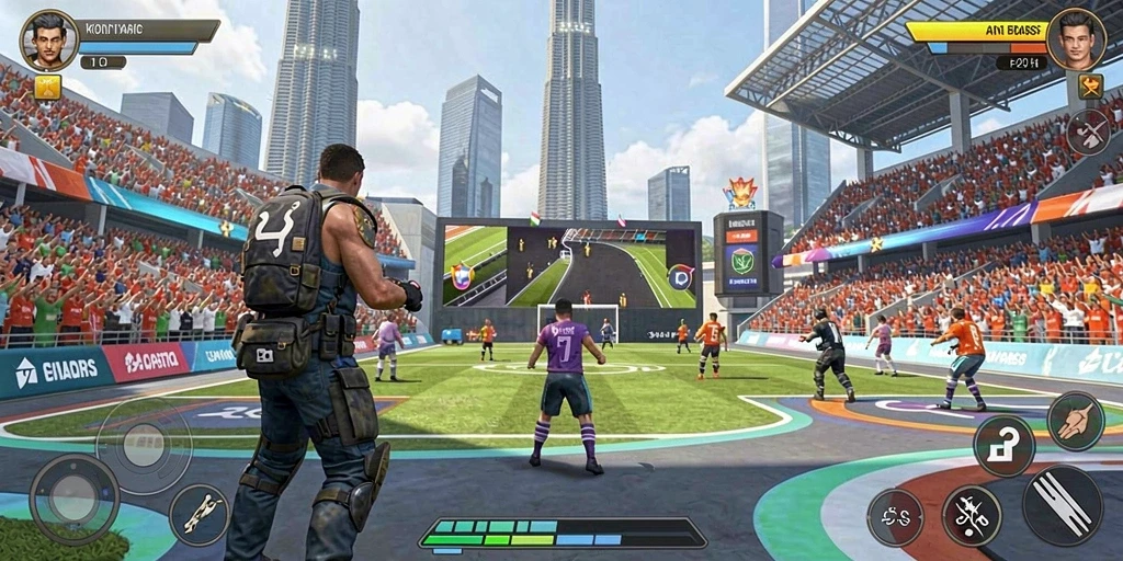 Screenshot memperlihatkan level baru yang penuh tantangan.