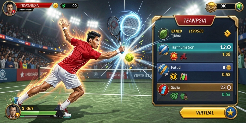 Screenshot menampilkan leaderboard dengan skor pemain terbaik.
