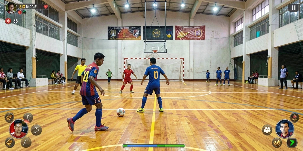 Kompetisi yang menegangkan dalam mode multiplayer.