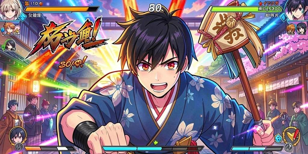 Screenshot menunjukkan mode multiplayer yang mendebarkan.