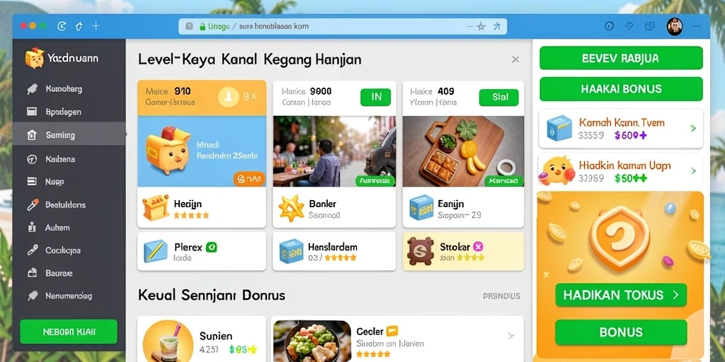 Fitur live dealer untuk pengalaman bermain lebih nyata.